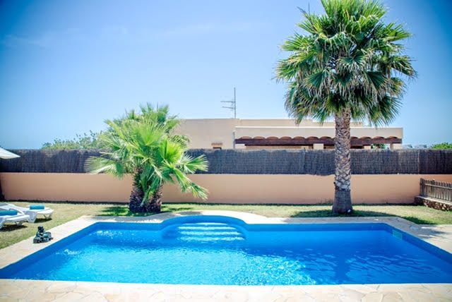 pool outside villa San Jordi Ibiza